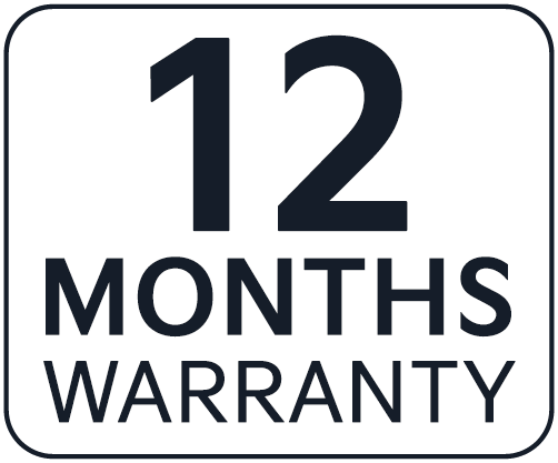 12 Months Warranty!